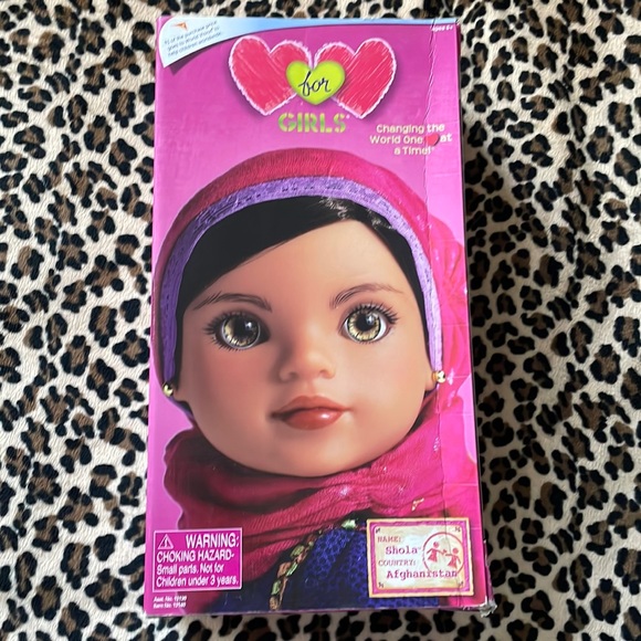 Playmates Toys Other - Hearts For Hearts Girls Shola from Afghanistan Doll 2013 Ethnic Toys World Rare